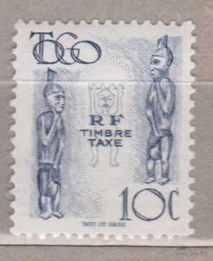 Французская колония Того культура Идол того 1947 год лот 5  ЧИСТАЯ