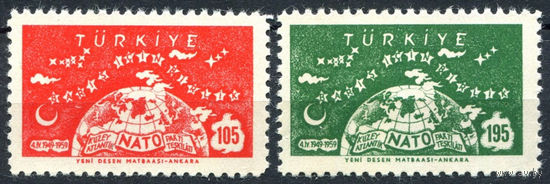 Турция 1959 ** 10 лет НАТО серия 2 марки
