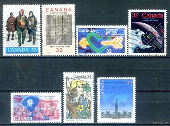 Канада - 1984-1985г. - полные серии - 7 марок - гашёные. #3-WB-70-KS-3