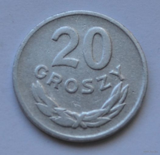 Польша, 20 грошей 1967 г.