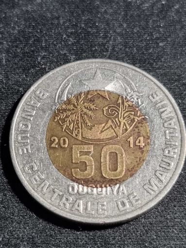Мавритания 50 угий 2014