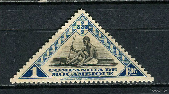Португальские колонии - Мозамбик (Comp de Mocambique) - 1937 - Туземец в каноэ 1Е - [Mi.214] - 1 марка. MNH.  (Лот 22JQ)-T3P3