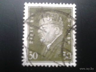 Германия 1928 Эберт 1-й рейхспрезидент