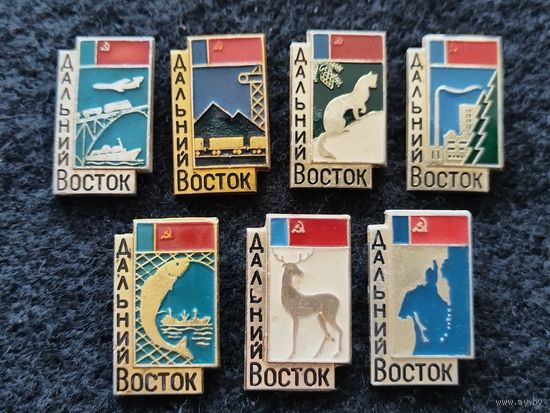 Дальний Восток РСФСР. Сборный лот. Цена за один значок. (А-6)