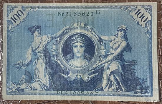 Банкнота 100 марок 1908 год. Германская империя