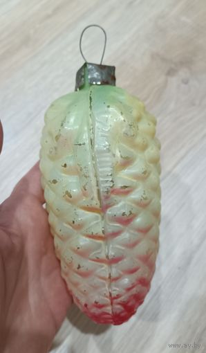Елочные игрушки, стекло, шишка кремлёвская
