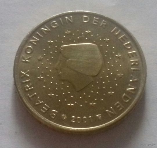 50 евроцентов, Нидерланды 2001 г.