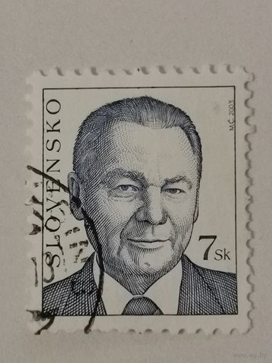 Президент Рудольф Шустер - 7 словацких крон