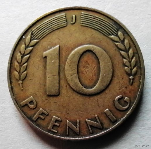 10 пфенниг 1949 J