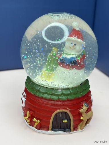 Новогодний снежный шар