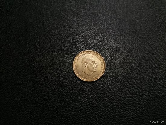 1 песета 1966 70 внутри звезды