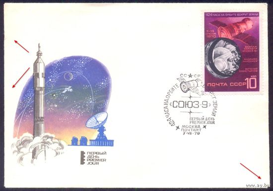 СССР 1970 КПД космос полет Союз-9