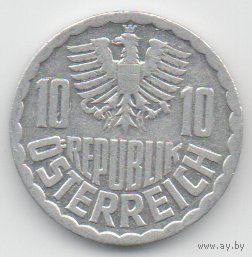 РЕСПУБЛИКА АВСТРИЯ 10 ГРОШЕЙ 1981
