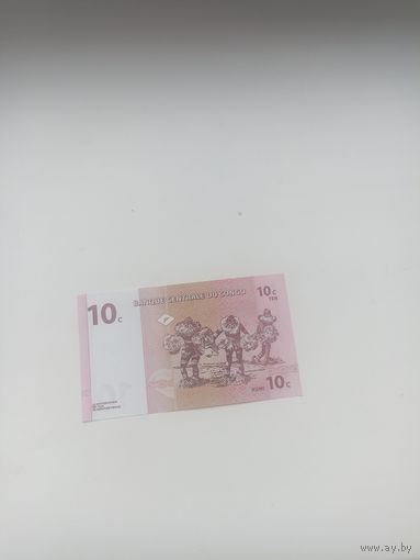 Конго 10 сантим 1997 год