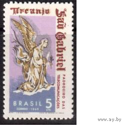Бразилия. Рождество. Религия. Ангел. 1969 год **