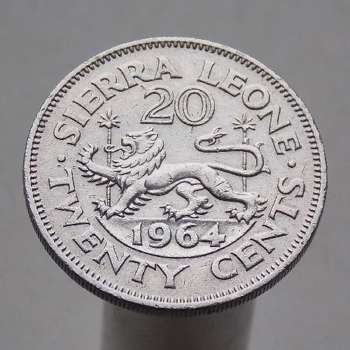 Сьерра Леоне 20 центов 1964