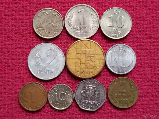 Лот монет Мира