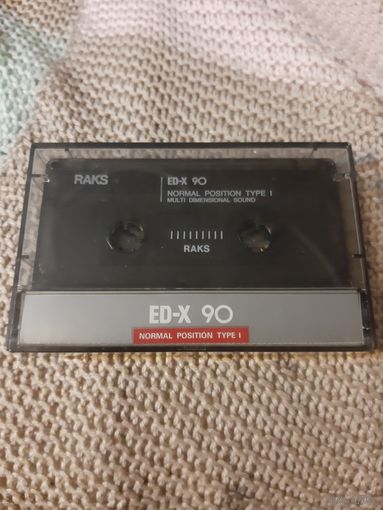 Кассета чистая RAKS ED-X 90.
