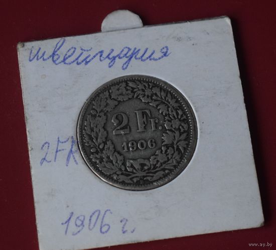 Швейцария 2 франка 1906