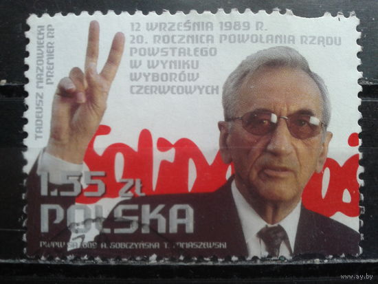 Польша, 2009, 20 лет вступления в должность Мазовецкого