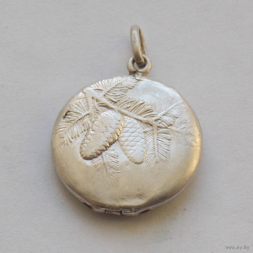 Винтажный кулон для фото клеймо 800