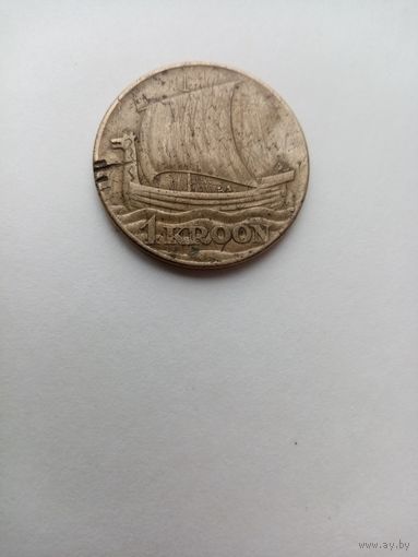 1 КРОНА 1934 ГОД