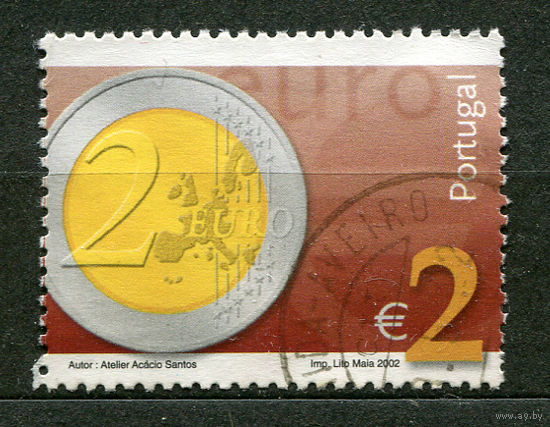 Монета 2 Евро. Португалия. 2002