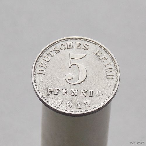 Германия 5 пфеннигов 1917 A