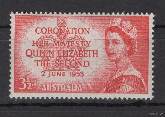 Австралия /Australia 1952** Коронация Королева Елизавета II SG#264
