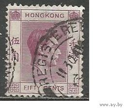 Гонконг. Король Георг VI. 1938г. Mi#142.