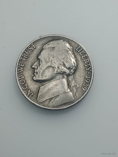 США 5 центов 1939 года .
