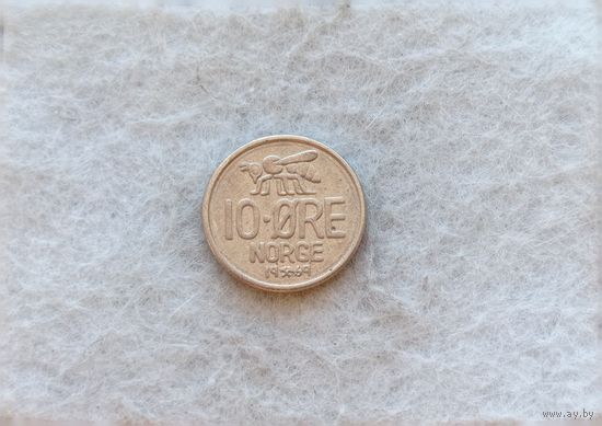 Werty71 Норвегия 10 эре 1969 Пчела