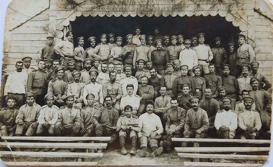 Военная фотооткрытка 1917. Минская губ