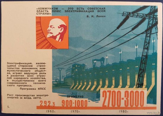 Коммунизм - ...электрификация. 1962 г.