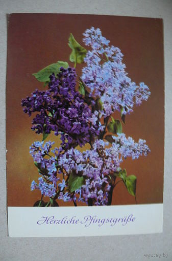 Цветы; 1973, чистая (ГДР).