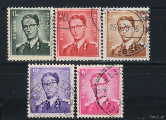 Бельгия Кор 1953-8 Бодуэн Стандарт #973,974,1075,1076,1129