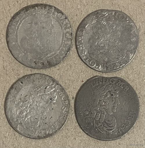 Монеты 6 грошей Речи Посполитой и Пруссии