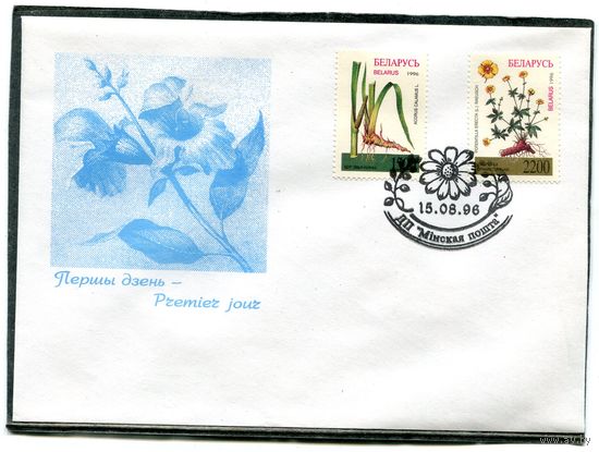 Беларусь 1996. КПД. Лекарственные растения