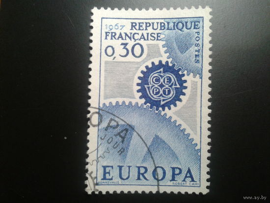 Франция 1967 Европа