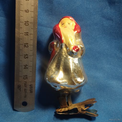 Дед Мороз на прищепке елочная игрушка ссср Каталог