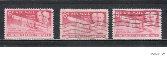 США-1949, (Мих.604), гаш. , Авиация , Самолет(одиночка),цена за 1 м на выбор