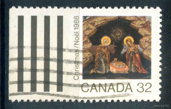 Канада - 1988г. - иконы - 1 марка - полная серия, гашёная [Mi 1109]. #3-WB-96-B-1