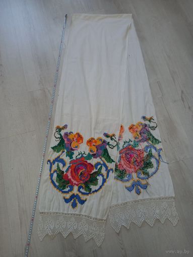 Рушник старинный вышитый
