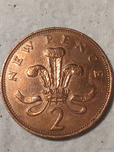 2 пенса  Великобритания 1971 год