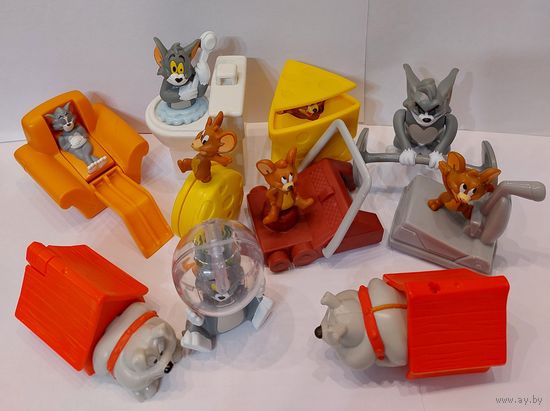 Игрушки из м/ф " Том и Джерри" (МакДональдс)