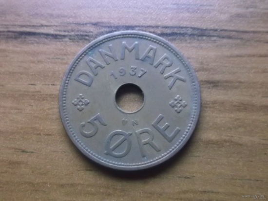 Дания 5 эре 1937