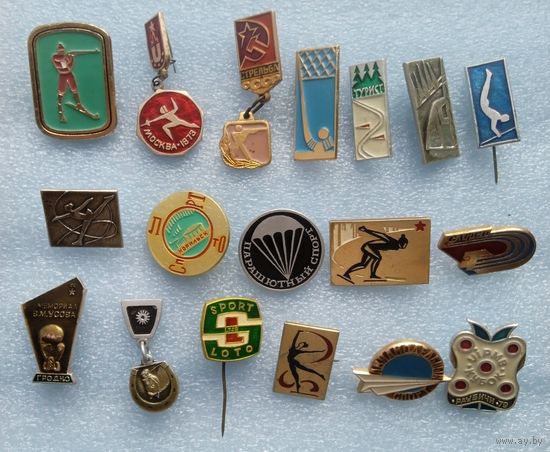 Значки. Спорт.