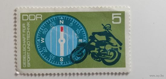 ГДР 1972. Общество спорта и технологий.