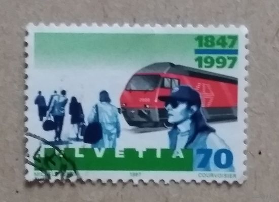 Швейцария.1997.железная дорога