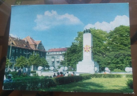 1972 год Литва Клайпеда Памятник Слава героям (снесён в 2022)